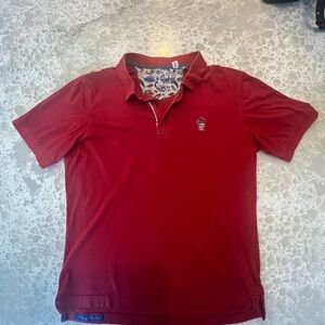 Robert Graham Rich Red Polo Shirt